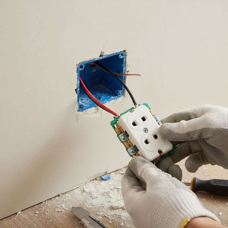 Electrical Outlet Relocation detail